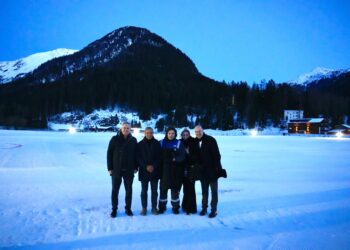 Milei llegó a Davos para participar del Foro Económico Mundial