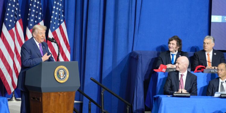 En la Junta de la Paz, Milei anunció que enviará a los cascos blancos a Gaza: «Argentina está lista para contribuir»