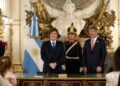 Milei le tomó juramento a Juan Bautista Mahiques, su nuevo ministro de Justicia
