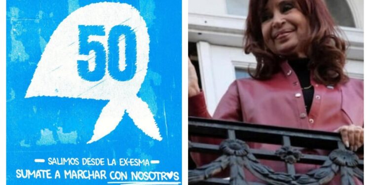24 de marzo: La Cámpora pasará por el domicilio de CFK en su marcha anual