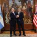Javier Milei recibió en Olivos al embajador Peter Lamelas en medio del conflicto entre Estados Unidos e Irán