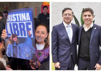 El PJ se mueve en Barcelona con agendas divididas entre “Cristina libre” y la proyección de Kicillof