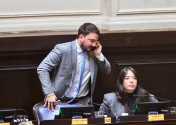 Agustín Romo, jefe de la bancada libertaria en Diputados bonaerenses, responde al bando de Santiago Caputo.