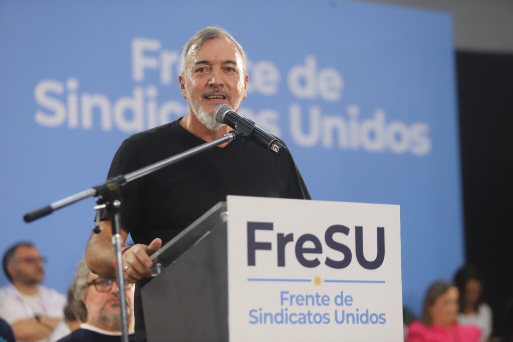 Rodolfo Aguiar, de ATE, aseguró que comienza una nueva etapa de rebeldía. 