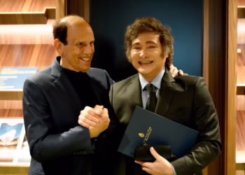 El año pasado, Michael Milken organizó una reunión especial para inversores en Argentina.