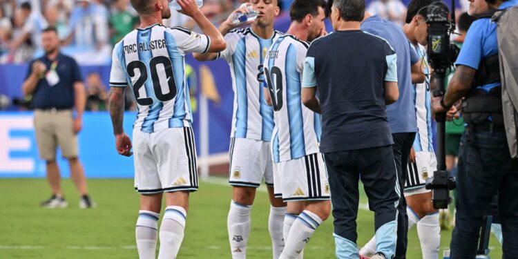Pausa de hidratación del Mundial