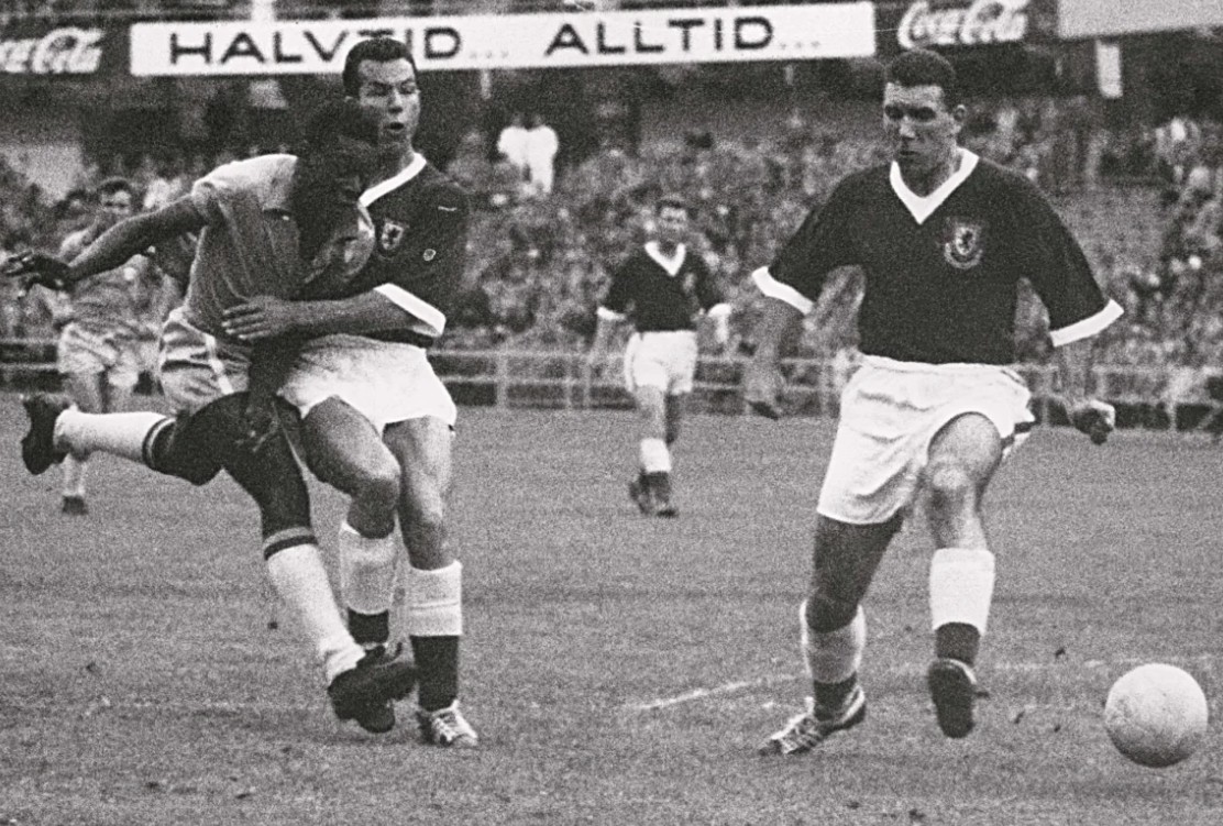Un Pelé de solo 17 años brilló con la selección de Brasil en el Mundial de Suecia 1958