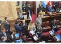 Se cayó la sesión en el Senado gracias a una jugada de LLA para blindar a Adorni