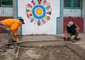 Lanús avanza con las obras de mejora y puesta en valor de escuelas públicas