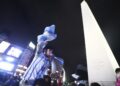 Miles de argentinos tomaron las calles para celebrar el pase de la Selección a semifinales del Mundial