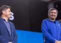 Kicillof evita otra foto con Máximo, pero envía una señal de distensión al acto del PJ en La Rioja