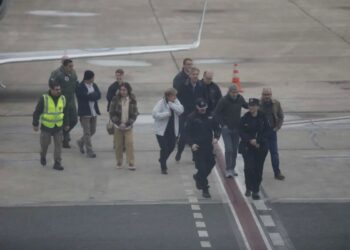 Kristalina Georgieva llegó a Vaca Muerta junto al ministro de Economía, Luis Caputo
