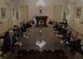 Tras el Tedeum, se hizo la primera reunión de Gabinete con Santilli en su nuevo puesto