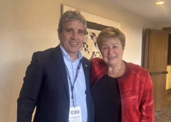 Caputo defendió el rumbo económico en el G20, dialogó con Georgieva y se verá con Bessent
