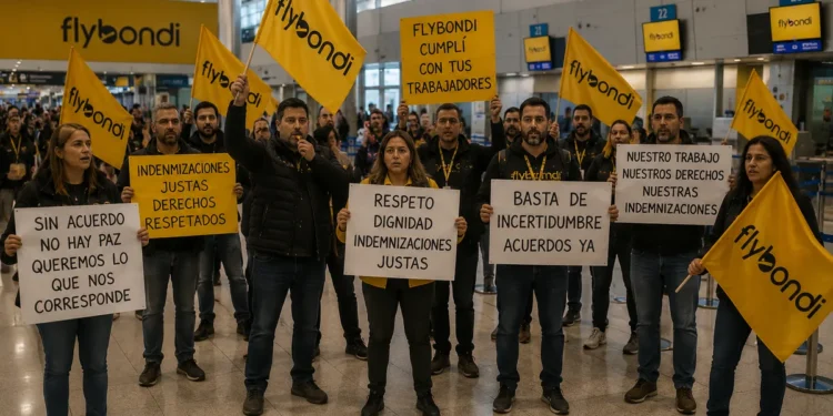 Los trabajadores despedidos por Flybondi alzan la voz: «Algunos están pagando para trabajar»