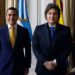 En medio de la crisis con Brasil, Milei comenzó una gira por Ecuador y Colombia