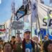 Masiva marcha a San Cayetano a diez años de la primera peregrinación