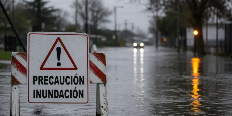 Fuerte temporal e inundaciones en el AMBA