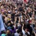 Con clima electoral, Milei cerró su recorrida por Bahía Blanca junto a Santilli