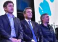 Axel Kicillof, Sergio Massa y Máximo Kirchner (Foto: X)