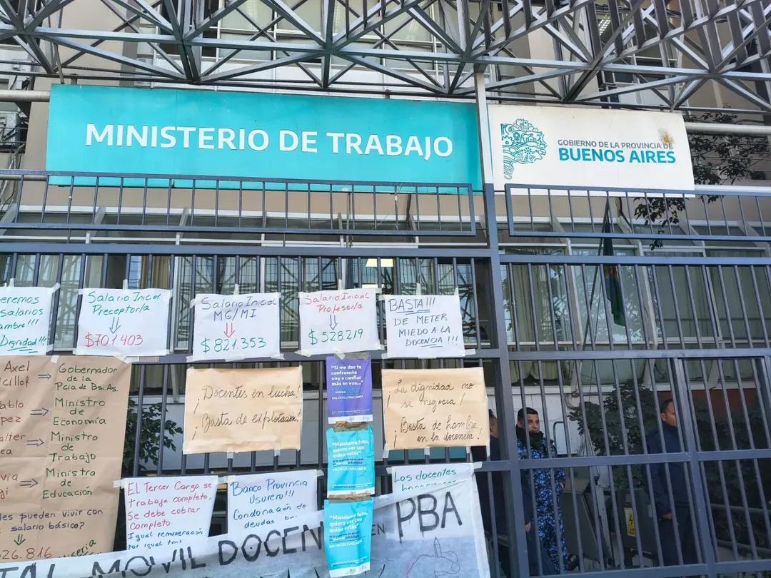 Crece el malestar en las bases sindicales (Foto: Asociación de docentes bonaerenses)